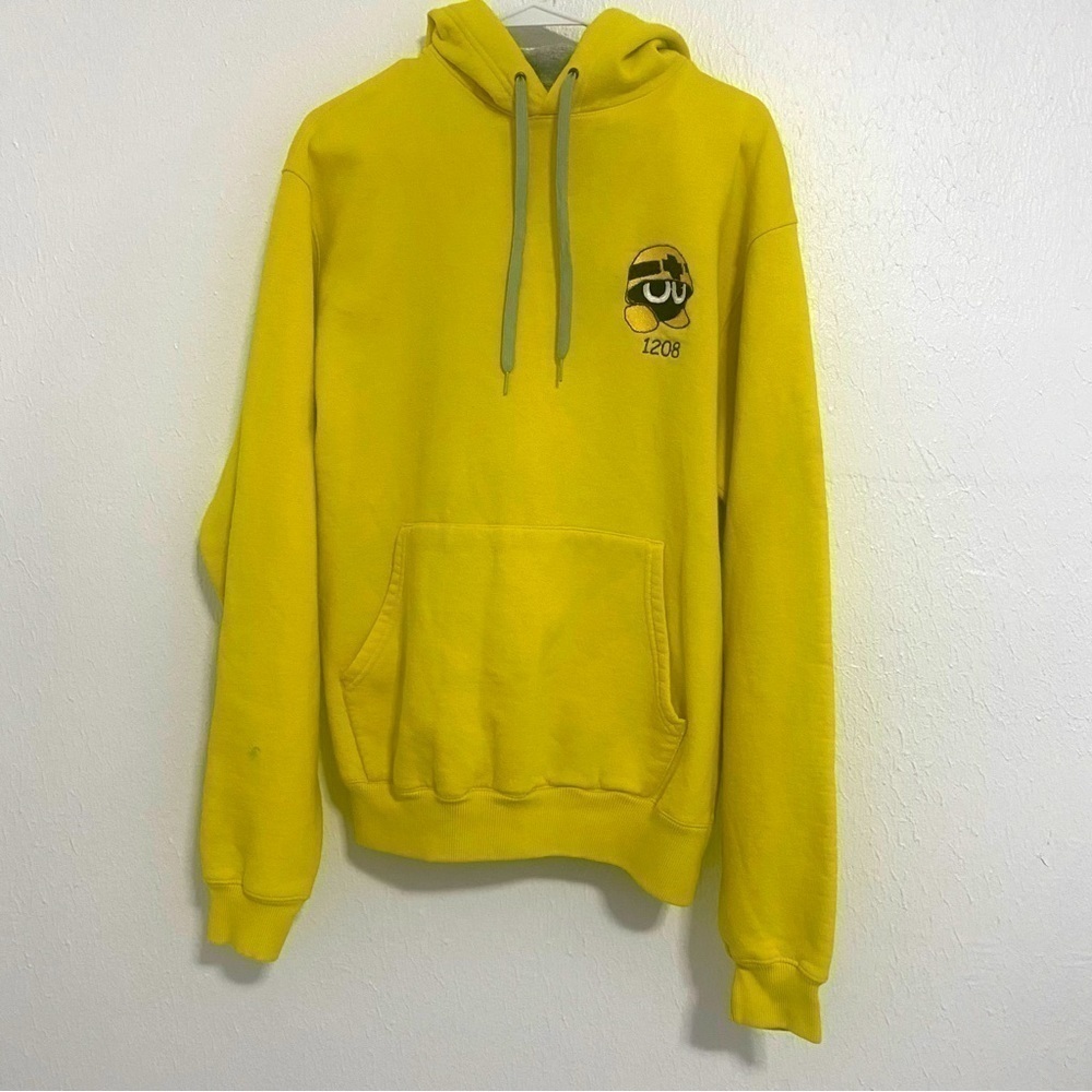 Champion Eco Authentic Yellow Hoodie Medium